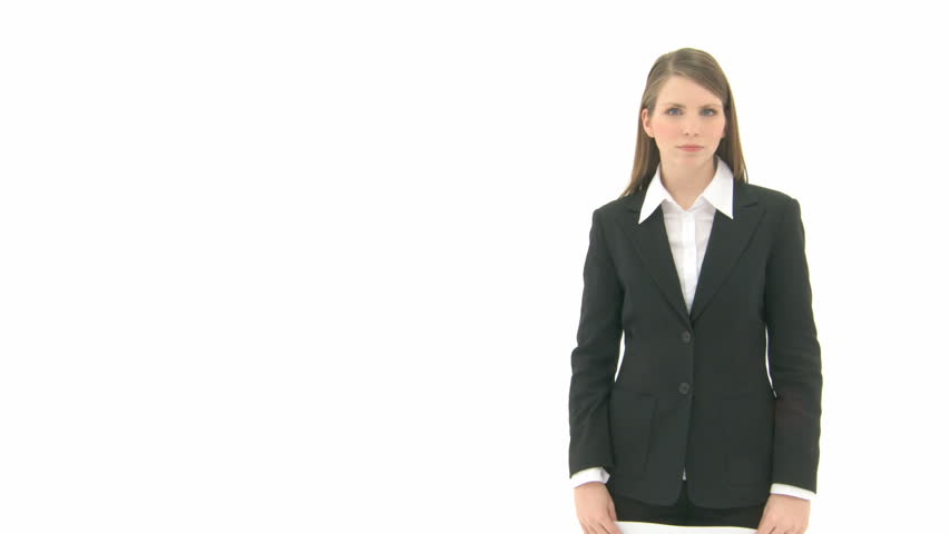 young angry woman rips a sheet of paper and throws it toward the camera