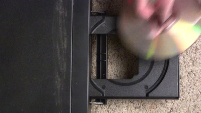 CD DVD player Ejects a compact disc