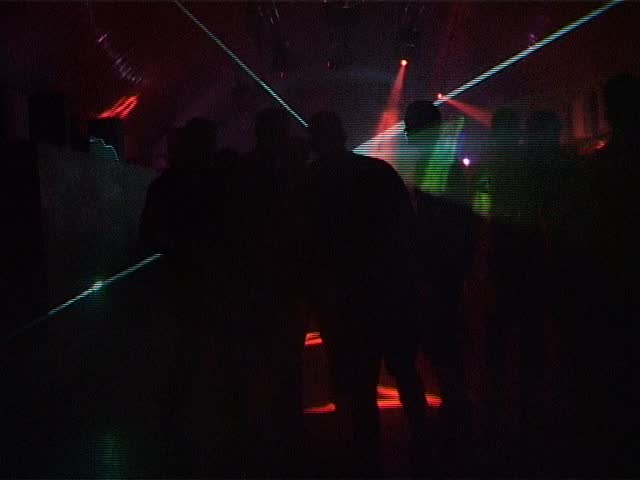 People dancing in a nightclub