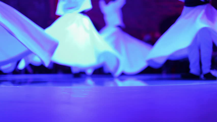 Sufi Dervish Dancers In Sema Ceremony