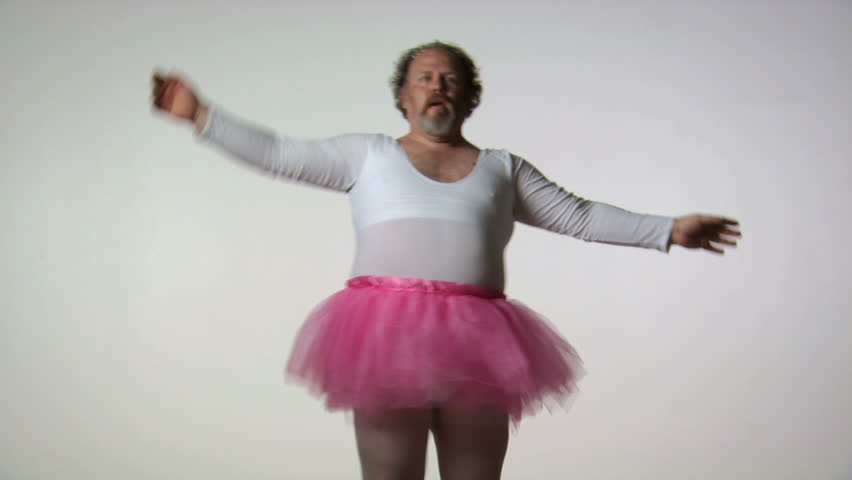 Chubby Man In Tutu Ballet Dancing Stock Footage Video 11475095 Shutterstock