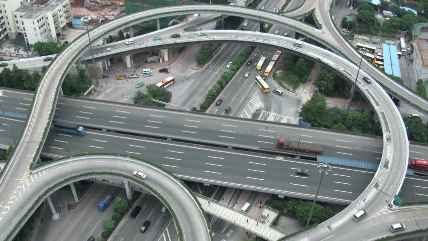 A fly over in Guangzhou shows how fast China's economy is evolving. This view was taken from an apartment building.