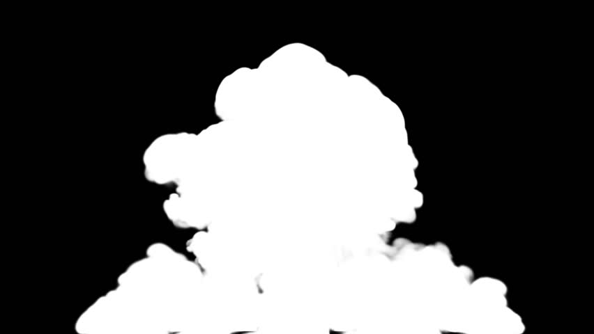 nuclear explosion, 3d animation