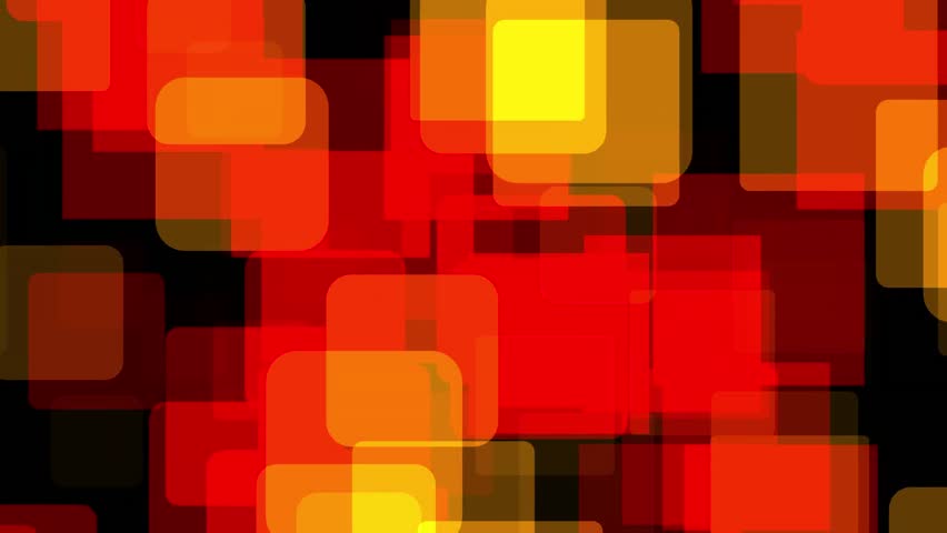 Retro animated background of  flashing squares