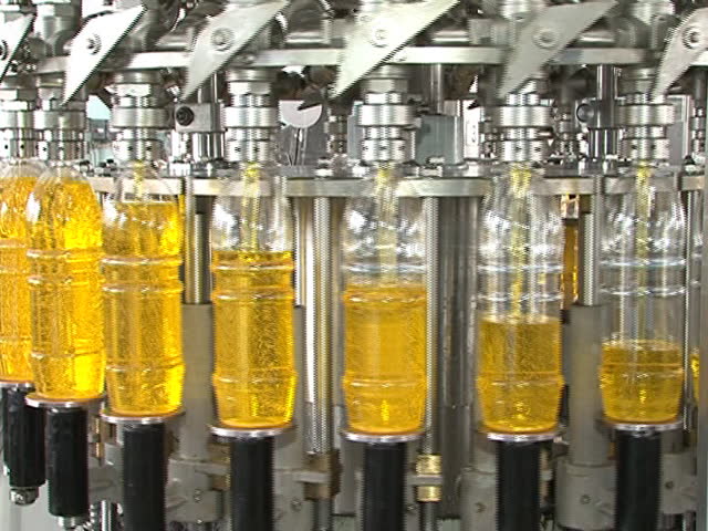 oil bottling conveyor
