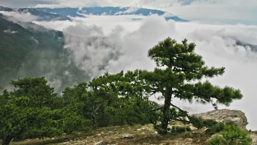  Clouds in Crimea mountains