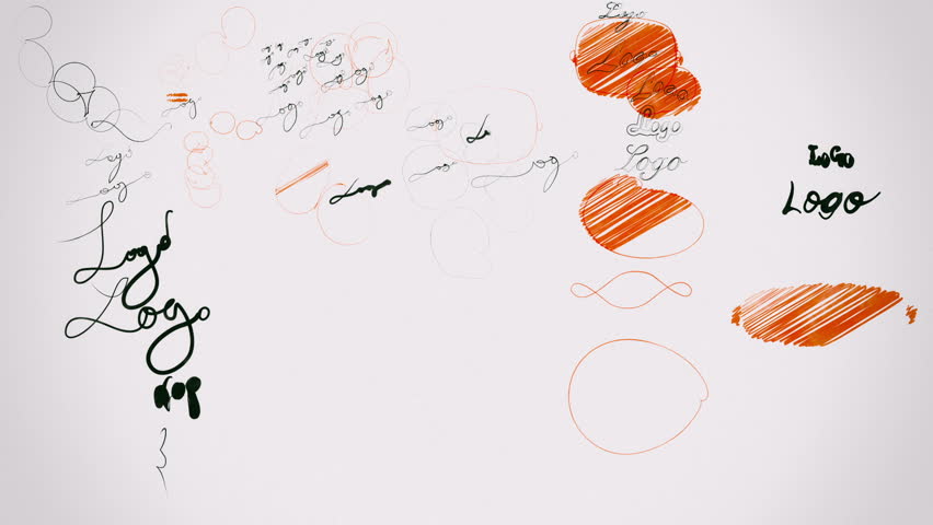 Graphic Design Concept: Logo Design Process Version 2