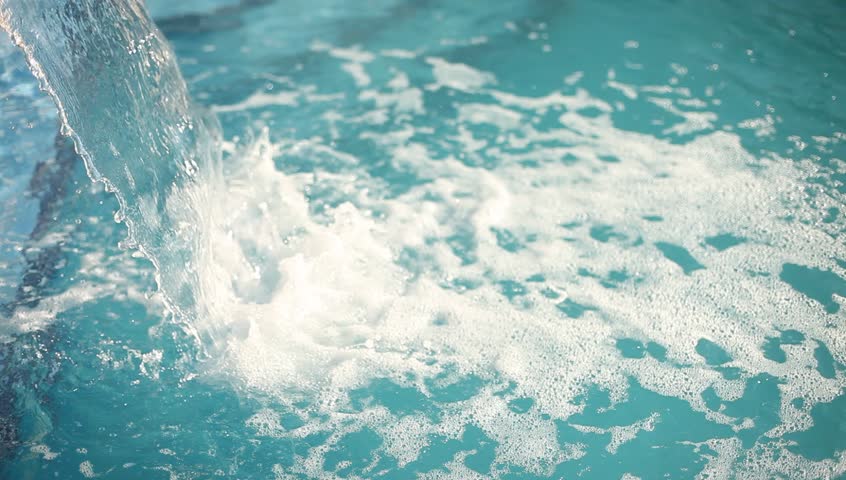 water treatment fountain pool in spa