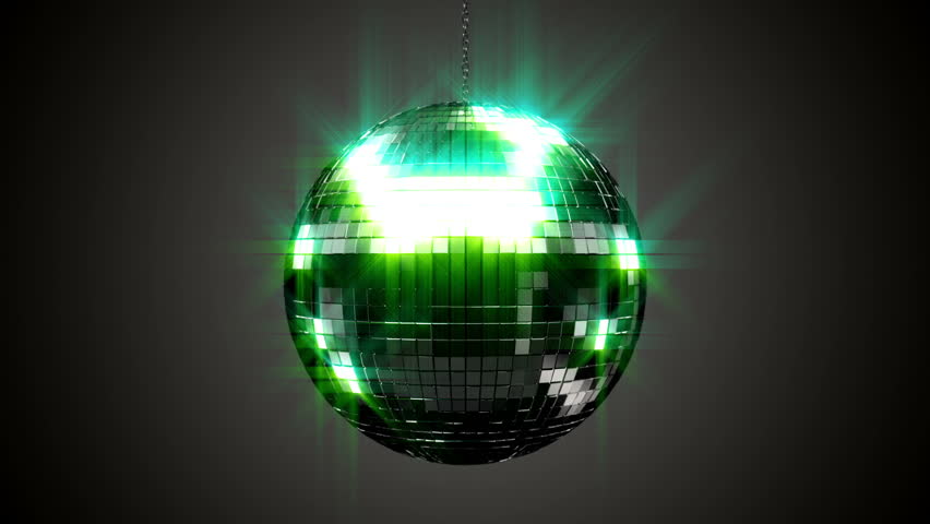 Disco Ball spinning with alpha