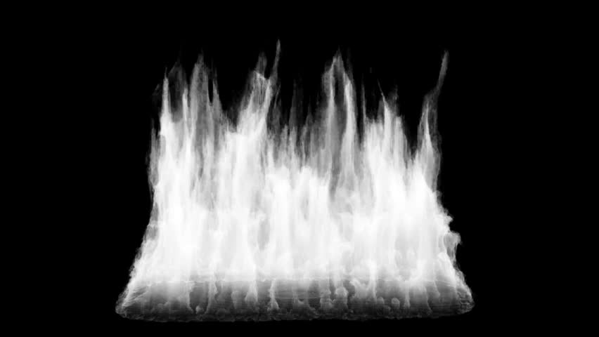 Alpha matte for fire burning (see in my portfolio)