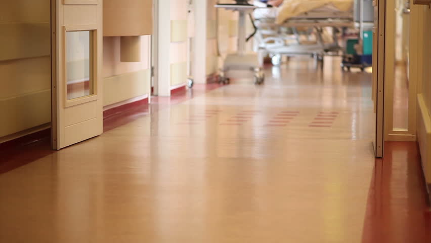 patient on his way to surgery