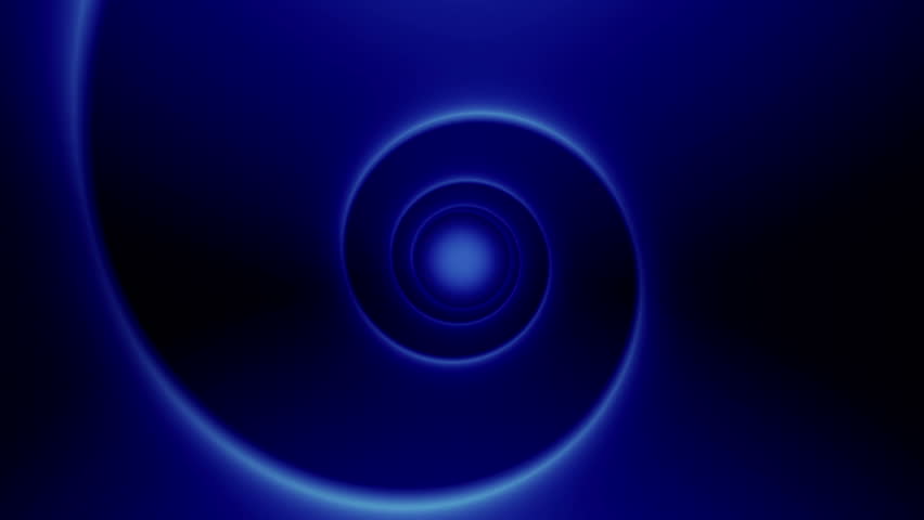 Animation of a blue & white hypnotizing vortex