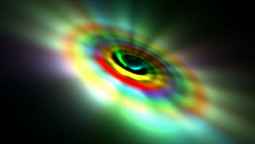 dazzling rays light and power energy field in Space ,a birth of new stars galaxy, rotation UFO and rainbow, time tunnel hole and wormhole.