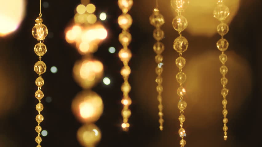 Christmas crystal decoration.