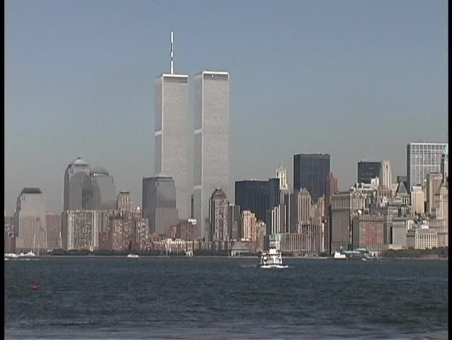 The World Trade Center Towers adorn the city of New York.