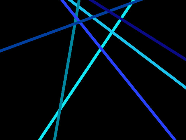 red, purple and turcoise linear motion graphic art