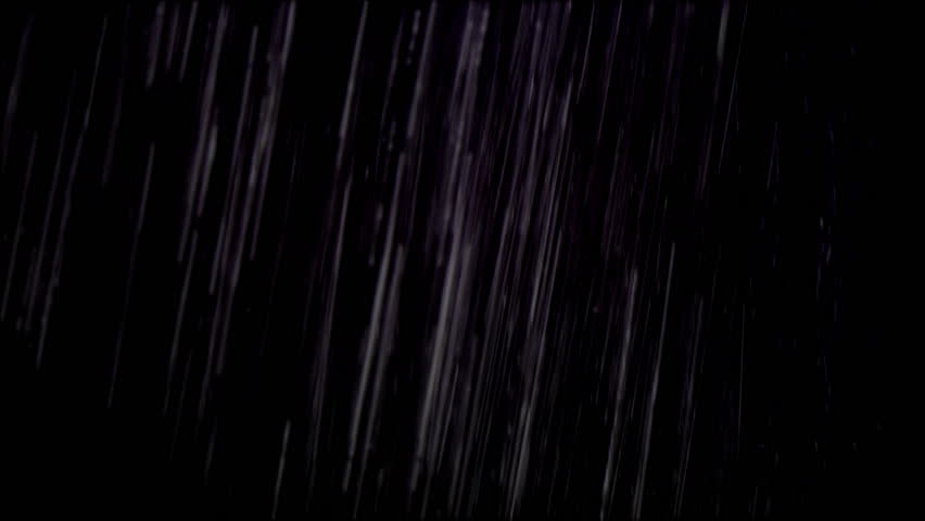 Rain isolated. For wide shot also look: 
http://footage.shutterstock.com/video.html?id=1526954

Compose with your shot, using âscreenâ, or âsoft lightâ, or âluminosityâ mode in your NLE.