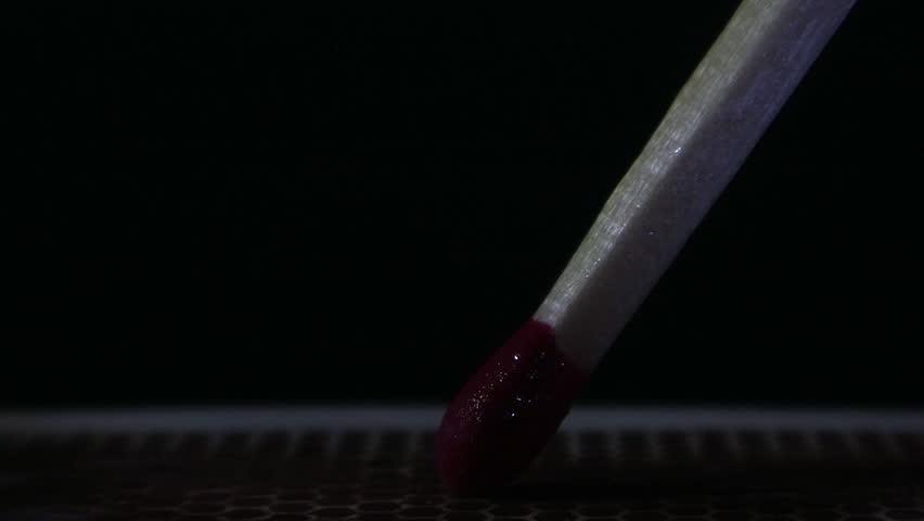 A match striking flint