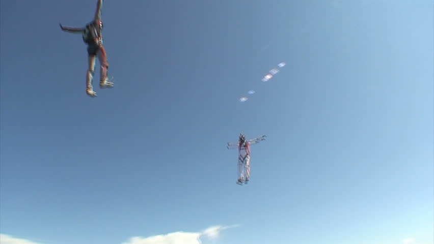 Skydiving video.