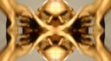 Alien dancer body painting dancers moon gold male dancing