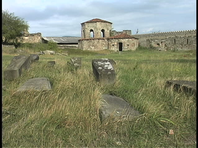 August - 2008 - Republic of Georgia - Ruins and tombs in Kakheti