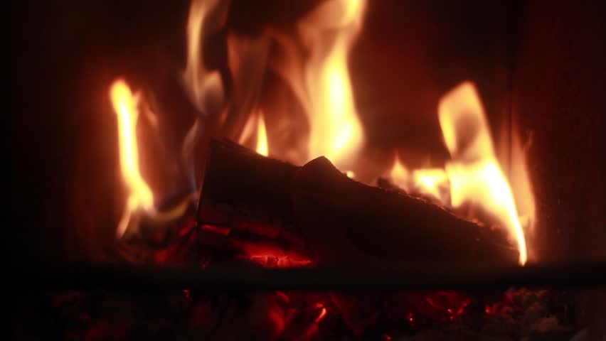Burning Love. Heart Marked With A Scar In Flames
