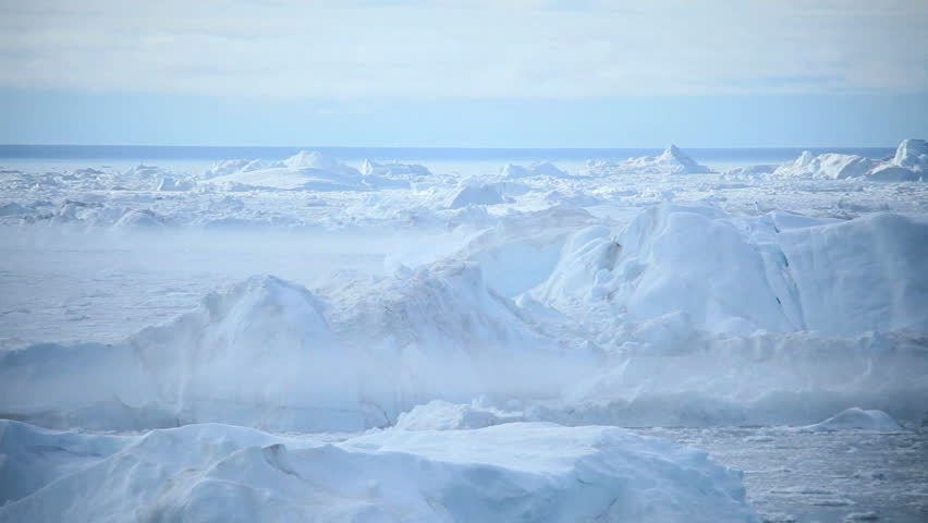 Melting Arctic Ice Floes