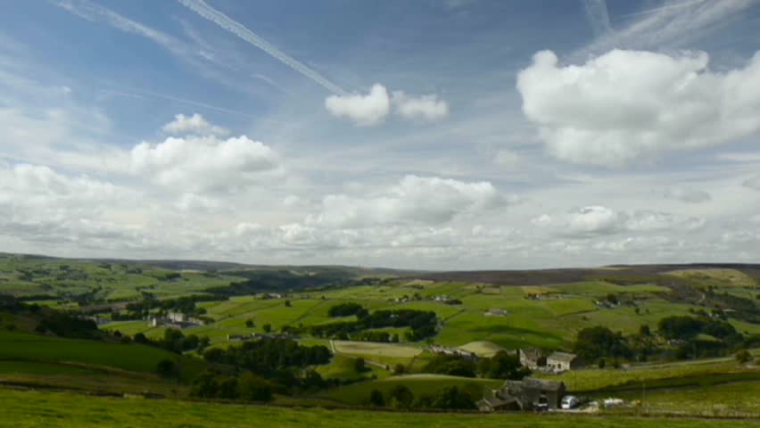 Time Lapse video of the Pennines, Yorkshire Dales, England. 