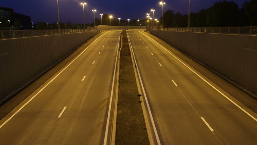 street high way time-lapse