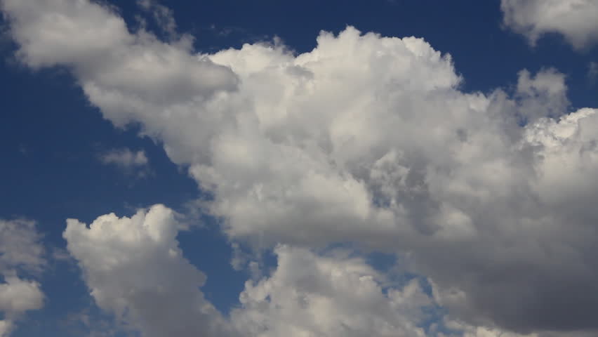 Blue sky cloud turbulence