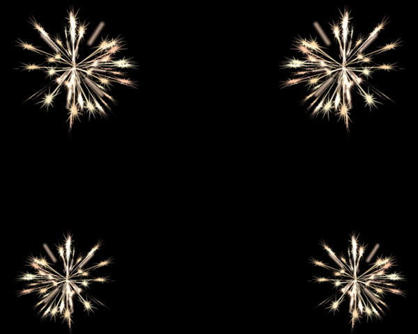 New Year's countdown.