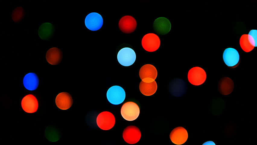 HD - Christmas lights_random blinks