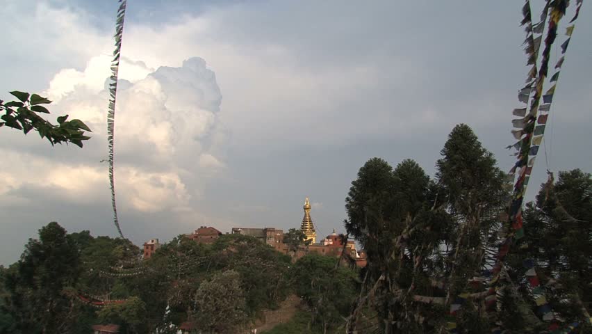 Monkey Temple", Swayambhunath Stupa, Kathmandu, Nepal
