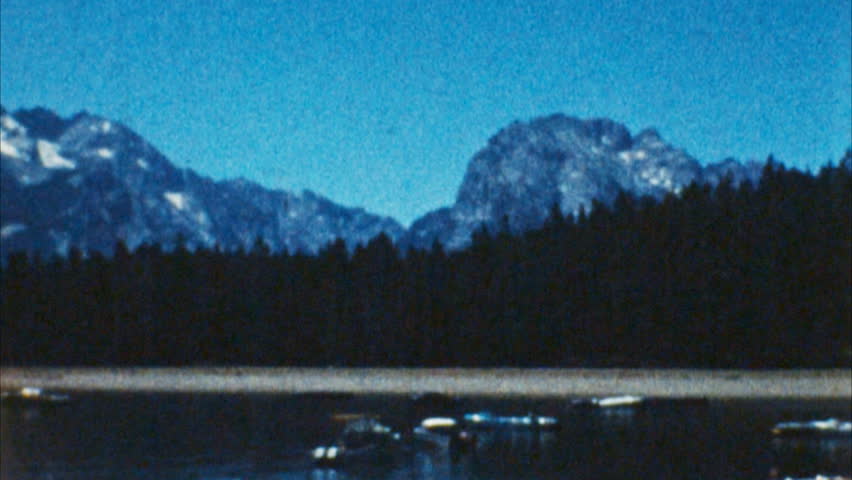 Mountains, Yellowstone Park Archival 1950s