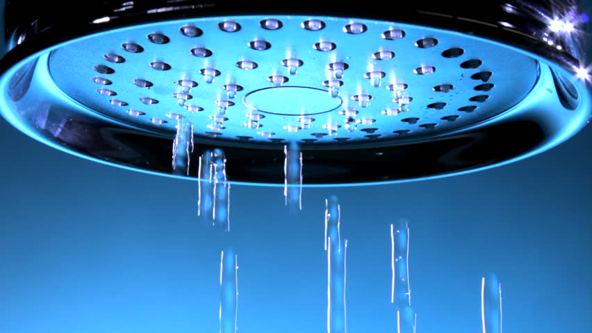 Shower head in bathroom