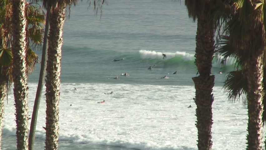 People Enjoying a Surf, San Clemente, CA, USA