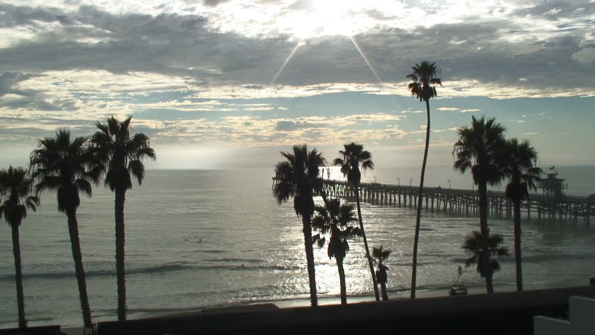 Beautiful Beach In Evening San Clemente, CA, USA