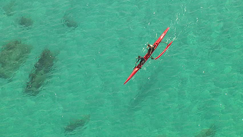 Outrigger canoe, Hawaii