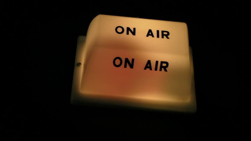 on the air blinking light