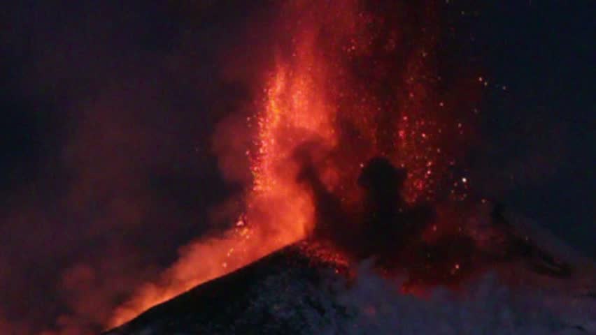 Etna eruption