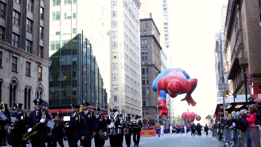 NEW YORK CITY, NY - NOVEMBER 24: Spiderman in the Macy's 85th Annual Thanksgiving Day Parade on November 24, 2011 in New York City, New York. 