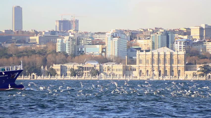 ISTANBUL - DECEMBER 10: Fishing Boat, ZAMKINOZLAR (IMO: 0, Turkey) sails to Black Sea on December 10, 2011 in Istanbul. Offshore fishing contributes a significant income at Black Sea.