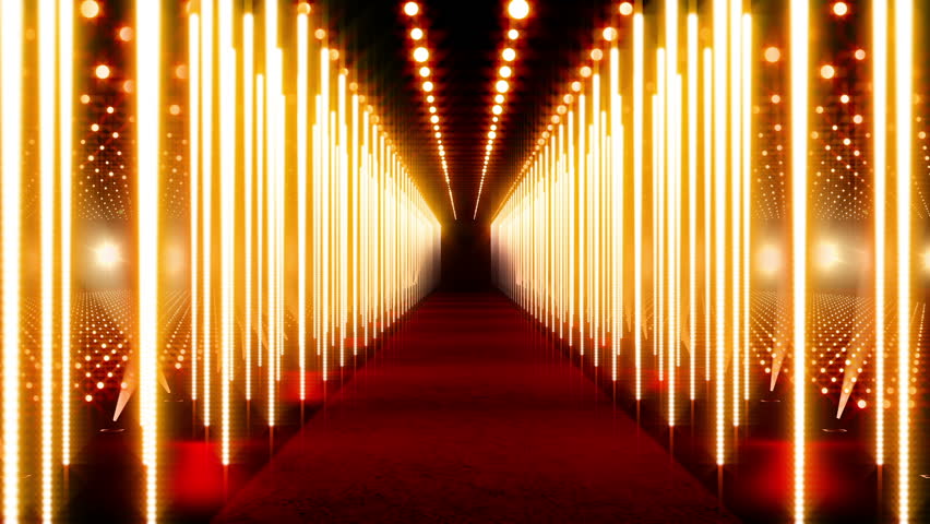 Red Carpet festival scene animation