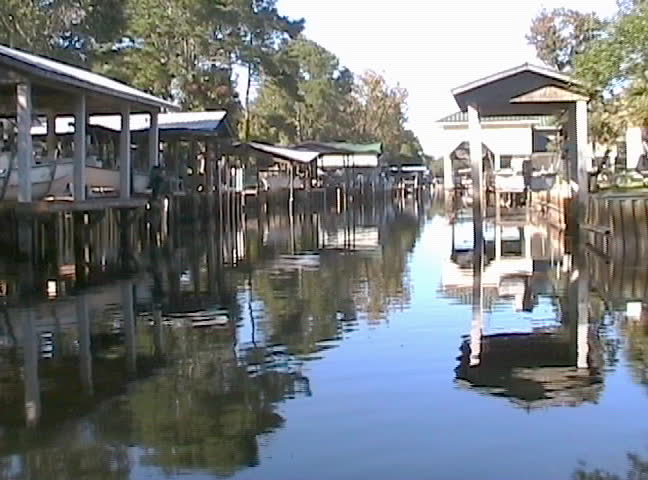 A ride through the canals in the town of Suwannee, near the mouth of the Suwannee River in Florida.