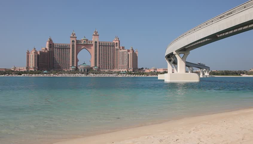 Atlantis Hotel and Palm Jumeirah Monorail, Dubai