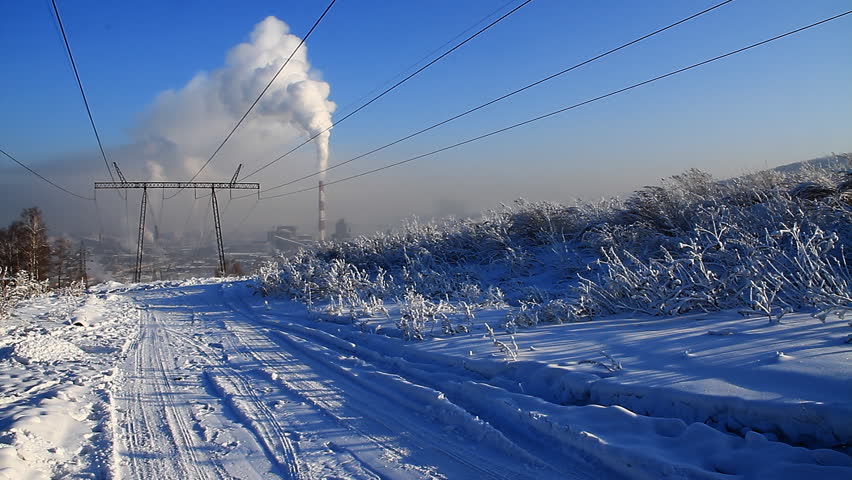 Coal fired power station and power line