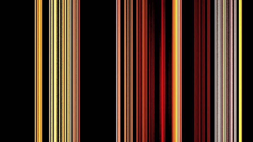 parallel moving color lines on black, seamless loop animated fractal