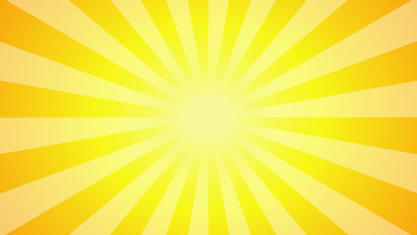 A simple rotating sun ray animation.