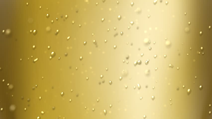 the bubbles floating up in the liquid of drink.