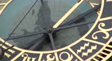 Medieval astronomical clock in central Prague